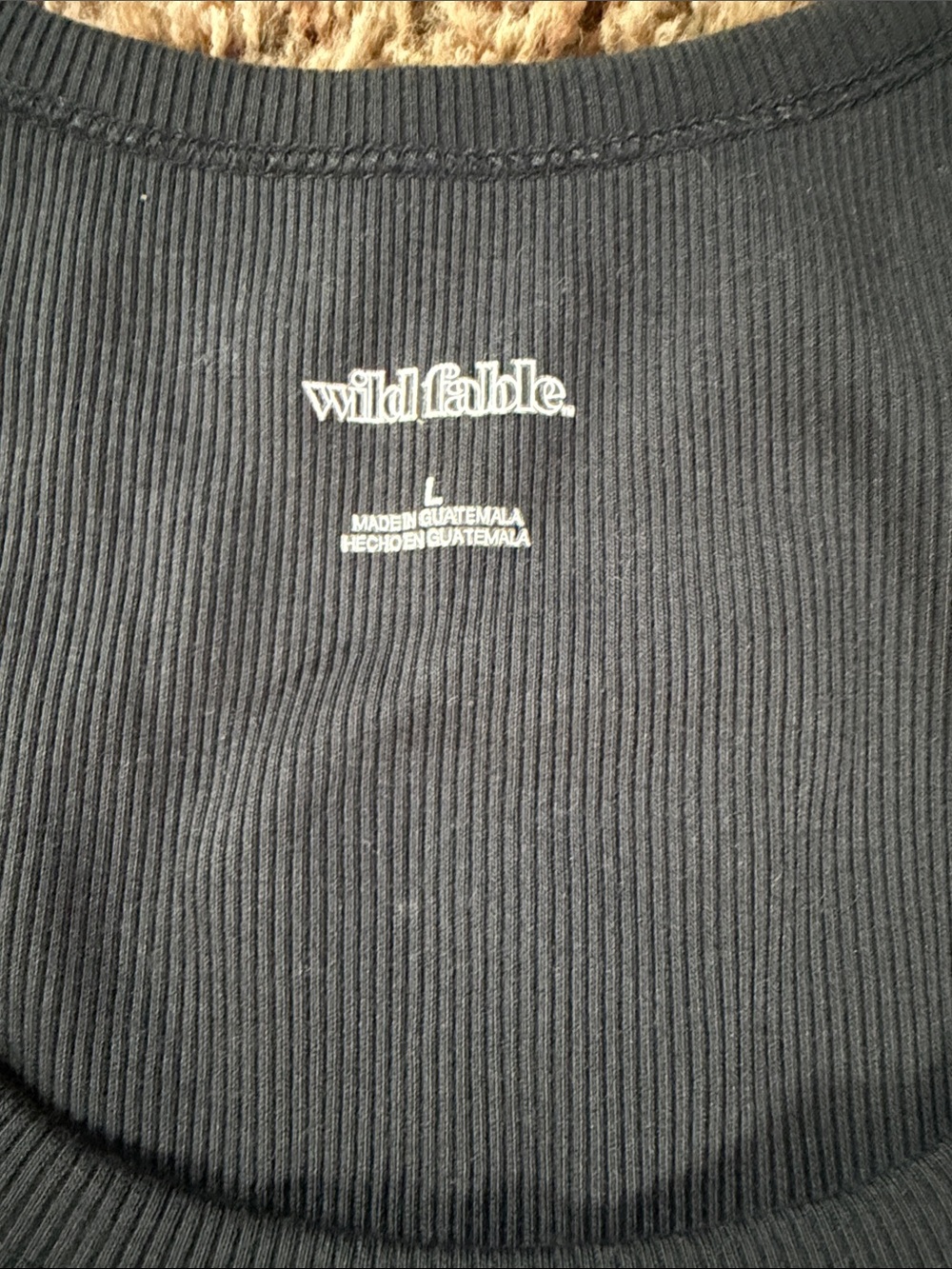 wild fable grey Ribbed Crop Tank - Picture 2 of 3